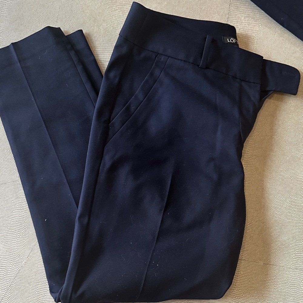 LOFT Women's Navy Ankle Pants